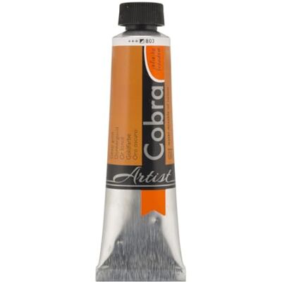 Cobra Artist Aquarelverf olieverf, donker goud 803, tube 40 ml, semi-ondoorzichtig, hoge lichtechtheid Cobra Artist Aquarelverf olieverf, donker goud 803, tube 40 ml, semi-ondoorzichtig, hoge lichtechtheid