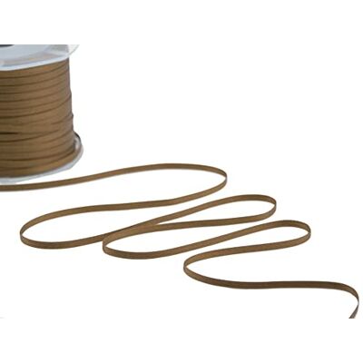 Furlanis Dubbelzijdig satijnen lint, Italiaanse stof bruin, 3 mm x 50 m Furlanis Dubbelzijdig satijnen lint, Italiaanse stof bruin, 3 mm x 50 m