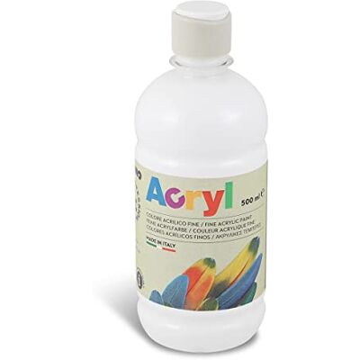 Primo Fijne acrylverf, 4003TA500100, wit Primo Fijne acrylverf, 4003TA500100, wit