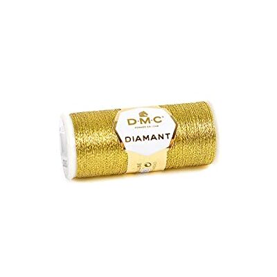 DMC Diamant metallic naaigaren, 38 m, donkergoud DMC Diamant metallic naaigaren, 38 m, donkergoud