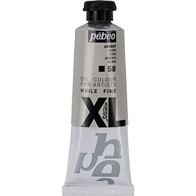 PEBEO Pébéo Fine XL olie 37 ml olieverf zilver olieverf Pébéo zilver 37 ml PEBEO Pébéo Fine XL olie 37 ml olieverf zilver olieverf Pébéo zilver 37 ml