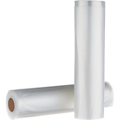 Amazon Basics rollen voor vacuumsealer, 22 cm x 500 cm, 2 stuks Amazon Basics rollen voor vacuumsealer, 22 cm x 500 cm, 2 stuks