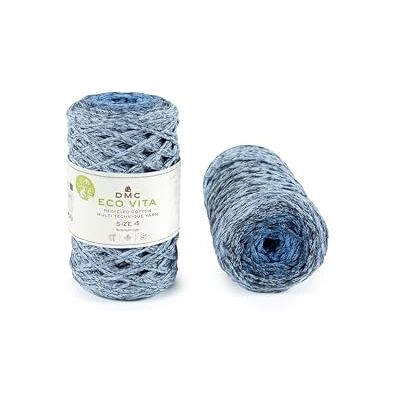 DMC Nova Vita 4 Multicolor gerecycled katoengaren etiket voor echte zaden om te planten 250 g 200 m DMC Nova Vita 4 Multicolor gerecycled katoengaren etiket voor echte zaden om te planten 250 g 200 m