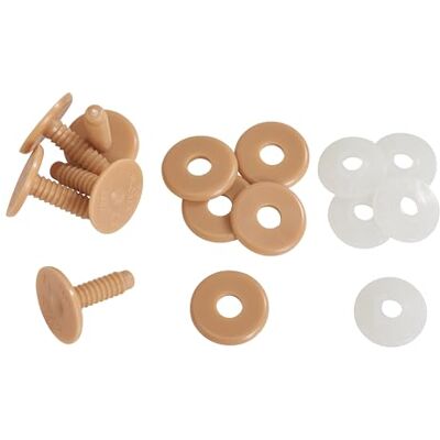 GLOREX 0 4656 scharnierschijven 20 mm, 5 stuks, beige, 20 mm GLOREX 0 4656 scharnierschijven 20 mm, 5 stuks, beige, 20 mm