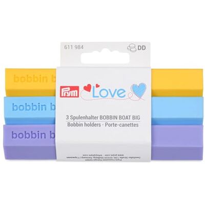 Prym 611984 set van 3 veelkleurige spoelhouders Prym 611984 set van 3 veelkleurige spoelhouders