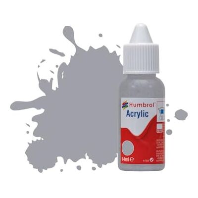 Humbrol DB0064 acrylverf, mat, lichtgrijs nr. 64, 14 ml Humbrol DB0064 acrylverf, mat, lichtgrijs nr. 64, 14 ml