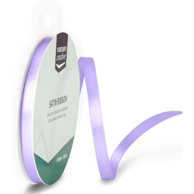 Creative Satijnen dubbele lint, lavendel, 6 mm, set van 10 stuks Creative Satijnen dubbele lint, lavendel, 6 mm, set van 10 stuks
