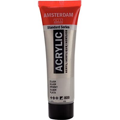 Amsterdam Standard Series Acryl Tube 20 ml Zilver 800 (17048000) Amsterdam Standard Series Acryl Tube 20 ml Zilver 800 (17048000)