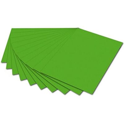 Folia Fotokarton 6155 – 50 x 70 cm, 10 vellen, groen Folia Fotokarton 6155 – 50 x 70 cm, 10 vellen, groen