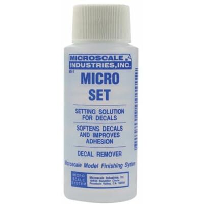 Microscale BMF129 Micro Tuning Solution Set voor stickers 1FlOz Microscale BMF129 Micro Tuning Solution Set voor stickers 1FlOz