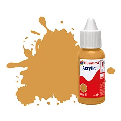 Humbrol DB0063 acrylverf, nr. 63, zand mat Humbrol DB0063 acrylverf, nr. 63, zand mat