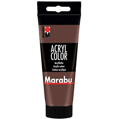 Marabu acrylverf op waterbasis, sneldrogend, lichtecht, waterbestendig, gebruik met kwast en spons op canvas, papier en hout, 100 ml Marabu acrylverf op waterbasis, sneldrogend, lichtecht, waterbestendig, gebruik met kwast en spons op canvas, papier en hout, 100 ml