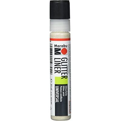 Marabu Glitter-Liner-verf, glinsterend goud, 25 ml Marabu Glitter-Liner-verf, glinsterend goud, 25 ml