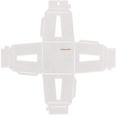 Fiskars 3D lantaarn sjabloon kunststof wit 1059568 Fiskars 3D lantaarn sjabloon kunststof wit 1059568