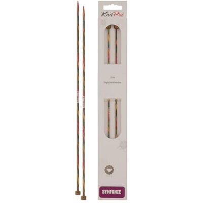 KnitPro Symfonie enkele punt naalden 25 cm 3 mm KnitPro Symfonie enkele punt naalden 25 cm 3 mm