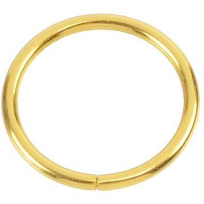 AERZETIX Set van 12 ronde metalen ringen Ø 25 x 2,5 mm in de kleur goud voor fournituren, naaitassen, creatieve projecten, het maken van handvatten en verschillende decoraties AERZETIX Set van 12 ronde metalen ringen Ø 25 x 2,5 mm in de kleur goud voor fournituren, naaitassen, creatieve projecten, het maken van handvatten en verschillende decoraties