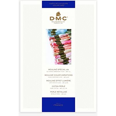 DMC Kleurenkaart 500 kleuren Mouliné + Parel Kleurkaart Met draadmonsters Onmisbaar accessoire DMC Kleurenkaart 500 kleuren Mouliné + Parel Kleurkaart Met draadmonsters Onmisbaar accessoire