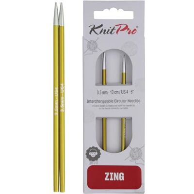 KnitPro KP47501 Zing verwisselbare rondbreinaalden: normaal: 3,50 mm, aluminium, meerkleurig KnitPro KP47501 Zing verwisselbare rondbreinaalden: normaal: 3,50 mm, aluminium, meerkleurig