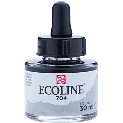 Ecoline vloeibaar aquarelverf, 30 ml, grijs 704 (11257041) Ecoline vloeibaar aquarelverf, 30 ml, grijs 704 (11257041)