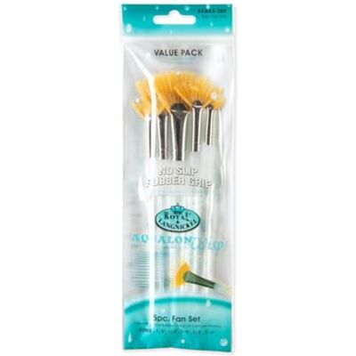 Royal & Langnickel Aqualon Wisp waaierpenseelset, 5-delig Royal & Langnickel Aqualon Wisp waaierpenseelset, 5-delig