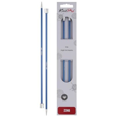 KnitPro Zing naalden met enkele punt, 40 cm KnitPro Zing naalden met enkele punt, 40 cm