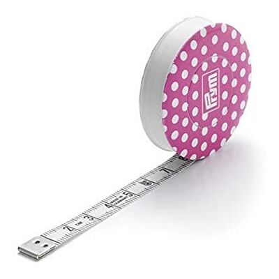 Prym Meetlint, metaal, roze, 150 cm Prym Meetlint, metaal, roze, 150 cm