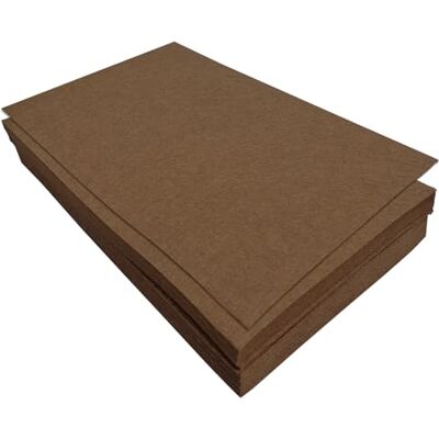 Jtnohx 32 stuks viltvellen om te knutselen, 17,78 x 28,7 cm, vierkante gekleurde stof om te knutselen (donkerbruin) Jtnohx 32 stuks viltvellen om te knutselen, 17,78 x 28,7 cm, vierkante gekleurde stof om te knutselen (donkerbruin)