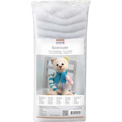 GLOREX GmbH vulwatten 250 g, wit, 47 x 20 x 10 cm GLOREX GmbH vulwatten 250 g, wit, 47 x 20 x 10 cm
