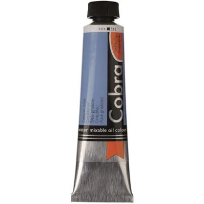 Cobra Artist Olieverf watermengbaar grijsblauw 562 tube van 40 ml zonder verdunningsmiddelen hoge lichtechtheid Cobra Artist Olieverf watermengbaar grijsblauw 562 tube van 40 ml zonder verdunningsmiddelen hoge lichtechtheid