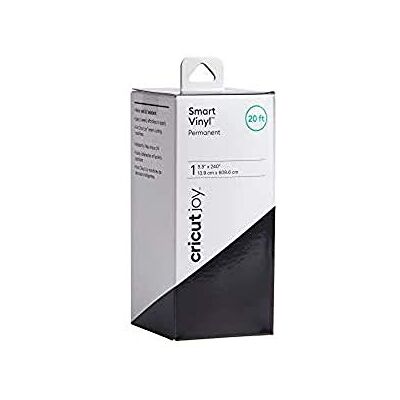 Cricut Joy Smart, permanente vinylrol voor gebruik met Joy, zwart, 6,1 m Cricut Joy Smart, permanente vinylrol voor gebruik met Joy, zwart, 6,1 m