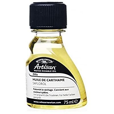 Winsor & Newton olieverf, olieverf, SaFlorolie, 75 ml fles, oliën Winsor & Newton olieverf, olieverf, SaFlorolie, 75 ml fles, oliën