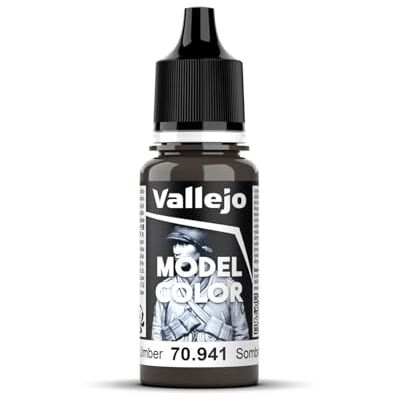 Vallejo , Model Color acrylverf, 17 ml, gebrande schaduw Vallejo , Model Color acrylverf, 17 ml, gebrande schaduw