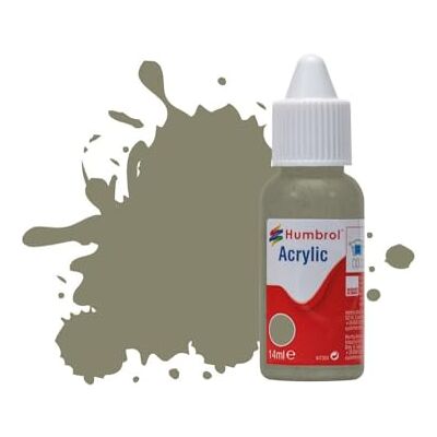 Humbrol Acrylverf druppelfles nr. 240 RLM 02 mat grijs Humbrol Acrylverf druppelfles nr. 240 RLM 02 mat grijs