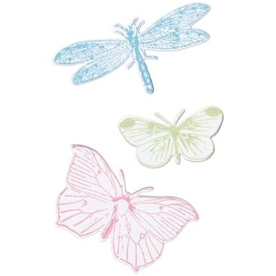 Sizzix Framelits Matrices en stempels – vleugels gegraveerd door 49 and Market Sizzix Framelits Matrices en stempels – vleugels gegraveerd door 49 and Market