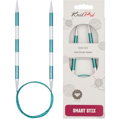 KnitPro Smartstix rondbreinaalden 80 cm 6 mm KnitPro Smartstix rondbreinaalden 80 cm 6 mm