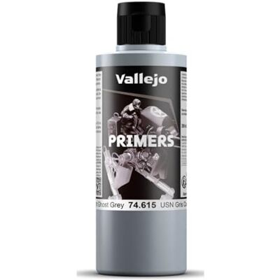 Vallejo Modelkleur 200 ml Polyurethaan Primer USN Light Ghost Grey (verpakking kan variëren) Vallejo Modelkleur 200 ml Polyurethaan Primer USN Light Ghost Grey (verpakking kan variëren)