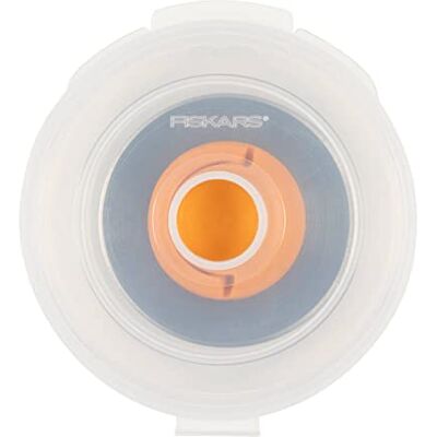 Fiskars Origineel reservelemmet, draaiblad van titanium voor zigzagsneden, met lemmethouder, Ø 45 mm, staal met titanium coating, 1066045 Fiskars Origineel reservelemmet, draaiblad van titanium voor zigzagsneden, met lemmethouder, Ø 45 mm, staal met titanium coating, 1066045
