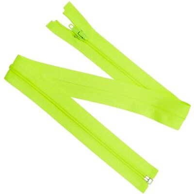 AERZETIX Set van 8 spiraalritssluitingen nr. 5 60 cm deelbaar met schuiver van nylon polyester metaal kleur geel-neongroen naaien creaties DIY textiel AERZETIX Set van 8 spiraalritssluitingen nr. 5 60 cm deelbaar met schuiver van nylon polyester metaal kleur geel-neongroen naaien creaties DIY textiel