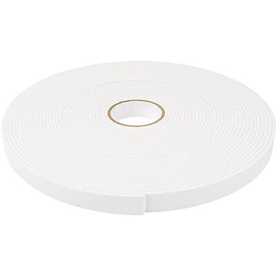 Ideen mit Herz 3D-schuimtape, dubbelzijdig, wit, 12 mm breed, 2 mm hoog, 10 m lang Ideen mit Herz 3D-schuimtape, dubbelzijdig, wit, 12 mm breed, 2 mm hoog, 10 m lang