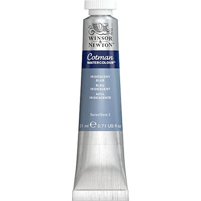Winsor & Newton Cotman Aquarel 472 Iridescent Blauw, Tube 21 ml Winsor & Newton Cotman Aquarel 472 Iridescent Blauw, Tube 21 ml