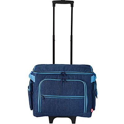 Prym Trolley voor naaimachine, synthetisch, jeans, 7 x 5 x 3 cm Prym Trolley voor naaimachine, synthetisch, jeans, 7 x 5 x 3 cm