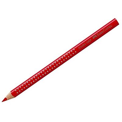Faber-Castell 110921 Jumbo Grip kleurpotlood, licht geraniumrood, 1 stuk Faber-Castell 110921 Jumbo Grip kleurpotlood, licht geraniumrood, 1 stuk
