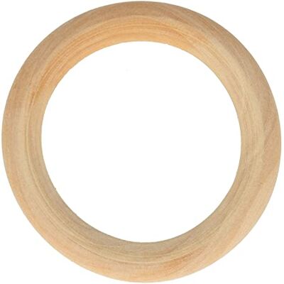 Artemio 3 houten ringen van 7 cm Artemio 3 houten ringen van 7 cm