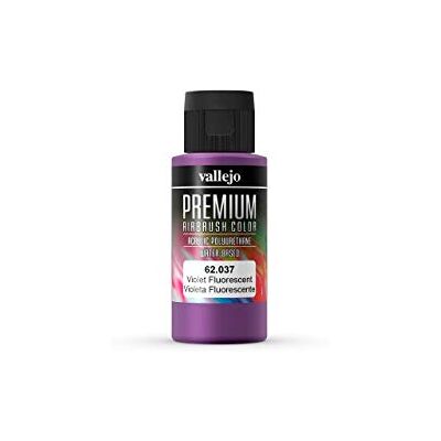 Vallejo Acrylicos premium rc acrylverf voor modelbouw/airbrush, 60 ml, 62037 neonviolet Vallejo Acrylicos premium rc acrylverf voor modelbouw/airbrush, 60 ml, 62037 neonviolet