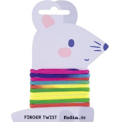 Folia 33177 Vingertwist-spel Trendy regenboog-look ca. 160 cm lang Vingerspel voor jongens en meisjes vanaf 5 jaar, ideaal als cadeautje, cadeautje en voor het schoolplein Folia 33177 Vingertwist-spel Trendy regenboog-look ca. 160 cm lang Vingerspel voor jongens en meisjes vanaf 5 jaar, ideaal als cadeautje, cadeautje en voor het schoolplein