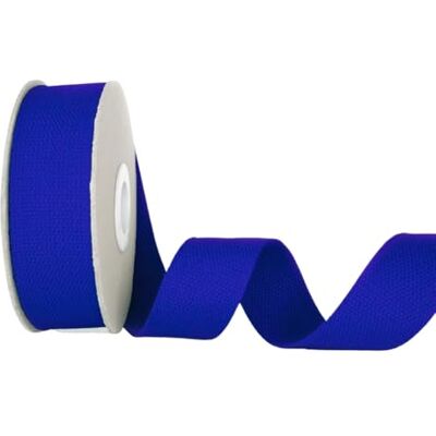 Trimz Robuuste katoenen riem, marineblauw, 25 mm x 5 m Trimz Robuuste katoenen riem, marineblauw, 25 mm x 5 m