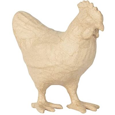 décopatch SA228C – een houder van bruin papier-maché, 18 x 8,5 x 19 cm, kip décopatch SA228C – een houder van bruin papier-maché, 18 x 8,5 x 19 cm, kip