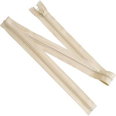 AERZETIX Set van 8 spiraalritssluitingen nr. 5 95 cm deelbaar met schuif metaal nylon polyester naaien creaties DIY textiel kleur lichtbeige AERZETIX Set van 8 spiraalritssluitingen nr. 5 95 cm deelbaar met schuif metaal nylon polyester naaien creaties DIY textiel kleur lichtbeige