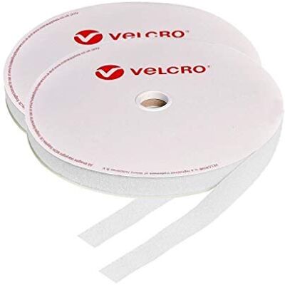 VELCRO Brand Klittenband om te naaien, 20 mm, wit, 10 m VELCRO Brand Klittenband om te naaien, 20 mm, wit, 10 m
