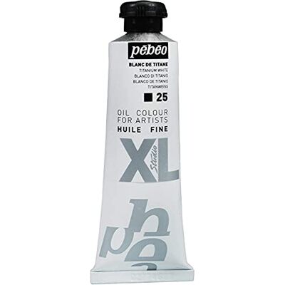 PEBEO Pébéo Olie Fine XL 37 ml olieverf wit titanium olieverf Pébéo wit titanium 37 ml 937025 PEBEO Pébéo Olie Fine XL 37 ml olieverf wit titanium olieverf Pébéo wit titanium 37 ml 937025
